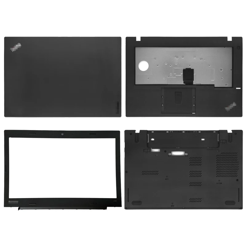 

New LCD Laptop Back Cover Top Case/Front Bezel/Palmrest/Bottom Base Cover For Lenovo Thinkpad L450 L460 L470 Black A B C D Shell