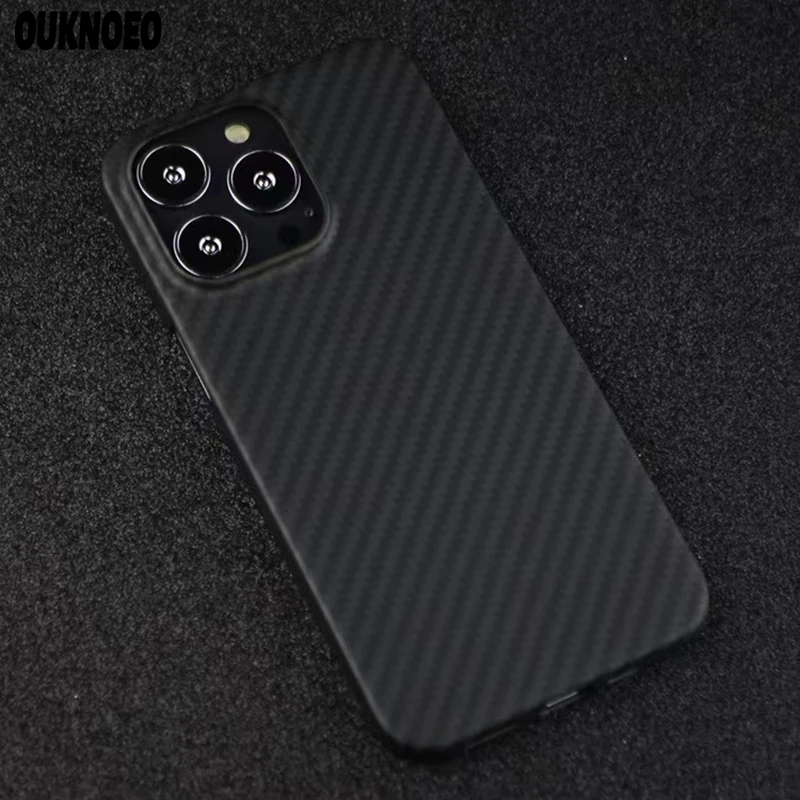 

Luxusy Magsafe Magnetic Funda Real Carbon Fiber Case For iPhone 14 Plus 13 12 Pro Max Mini Coque Ultra-Thin Fiber Protect Cover