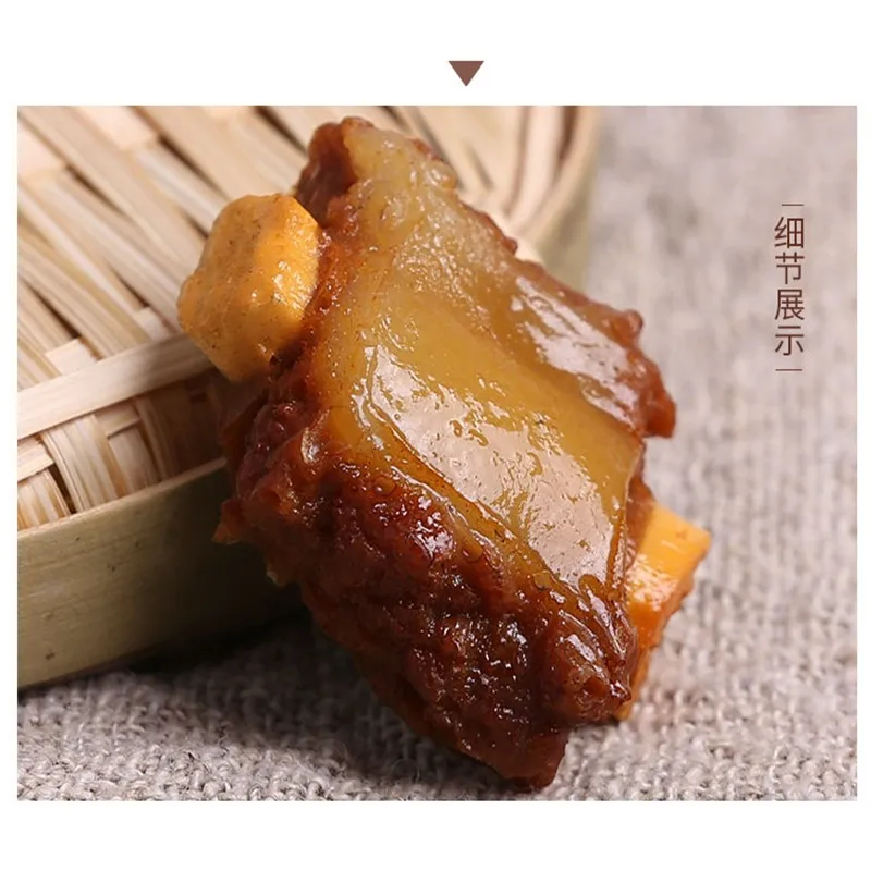 Имитация свиных ребер стейков швабры искусственная китайская еда модель