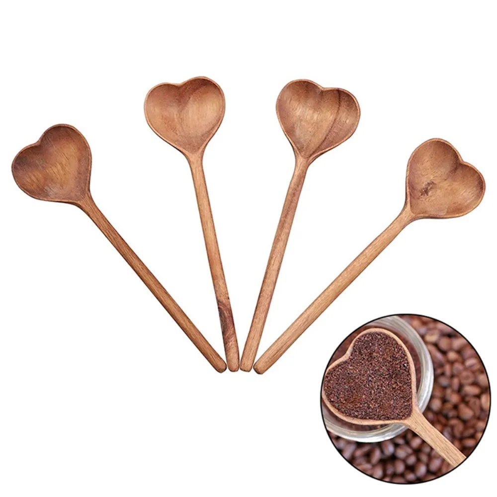 

Japanese Style Kitchen Pot Spatula Ligneous Cooking Tools Stirring Spoon Dessert Spoon Coffee Spoon Tableware