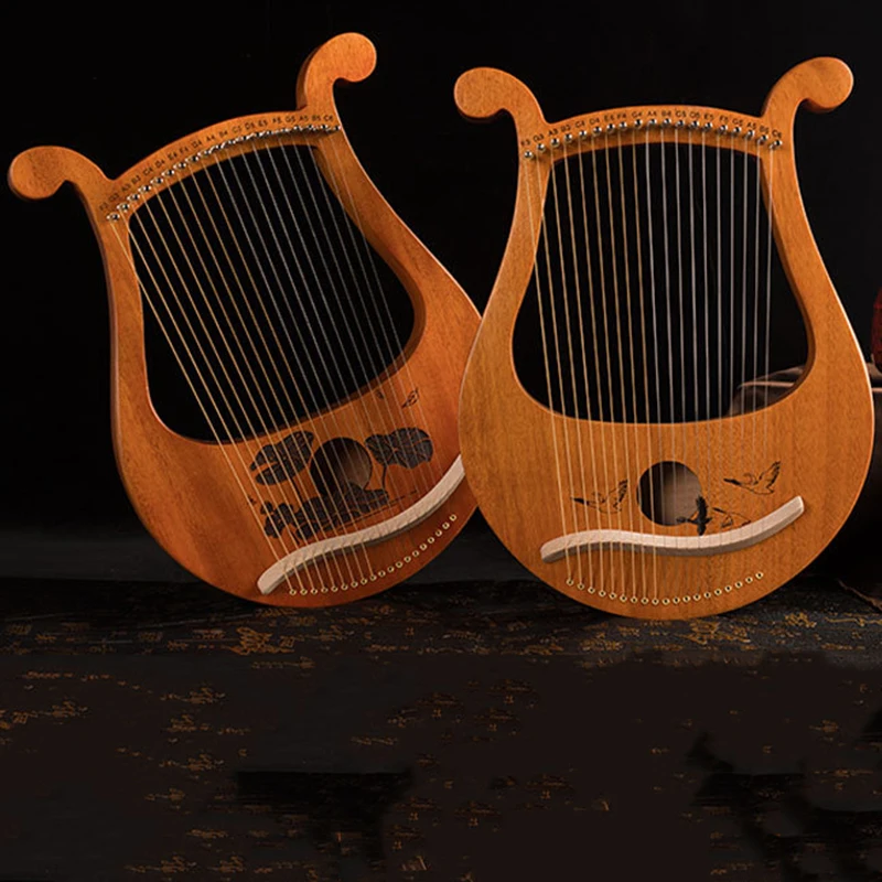 Miniature Wooden Harp Kid Music Authentic Portable String Music Harp Ethnic Professional Gifts Muziek Instrumenten Music Items enlarge