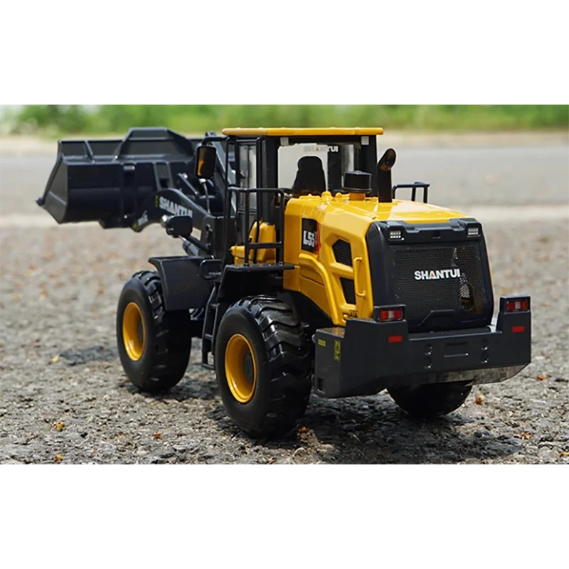Литой под давлением масштаб 1:35 Shantui L55-C5 погрузчик вилочный сплав инженерное