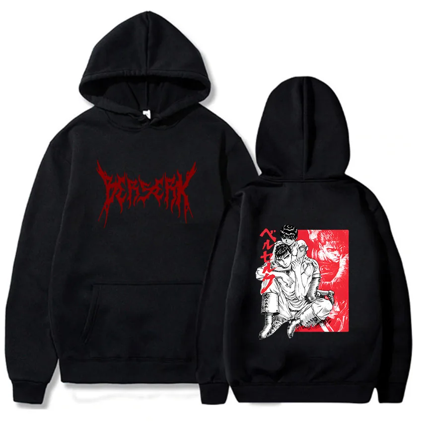 

Kids Berserk Guts Hoodies Boys Japan Manga Gothic Graphic Sweatshirts Anime Printed Long Sleeve Pullovers Girls Clothing Hoodie