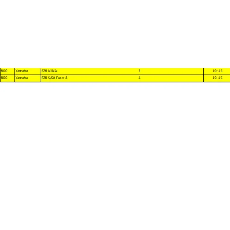 Передняя Задняя звездочка мотоцикла LOPOR 525 CNC 16T 46T для Yamaha FZ8 N NA 39P S SA Fazer 8 42P FZ 2010-2015