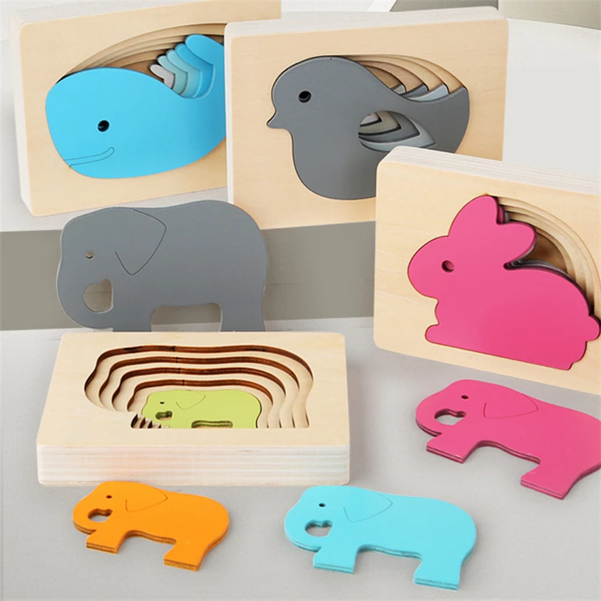 

Montessori Materials Animal Matching Game Language Material Toys For Kids 2 To 4 Years Old Fine Motor Skill Children Gift D86Y