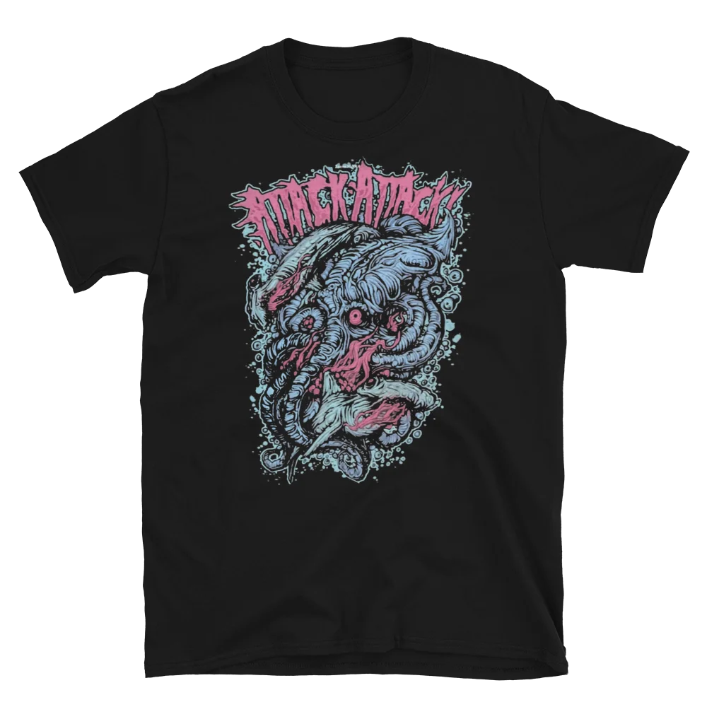 

Attack Attack! Sea Creatures Battle Crabcore Post-Hardcore Band T-Shirt