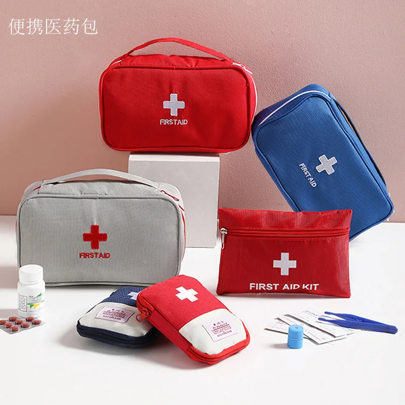 

Portable Medicine Bag Cute First Aid Kit Medical Emergency Kits Organizer Outdoor Household Medicine Pill Storage Bag Travel