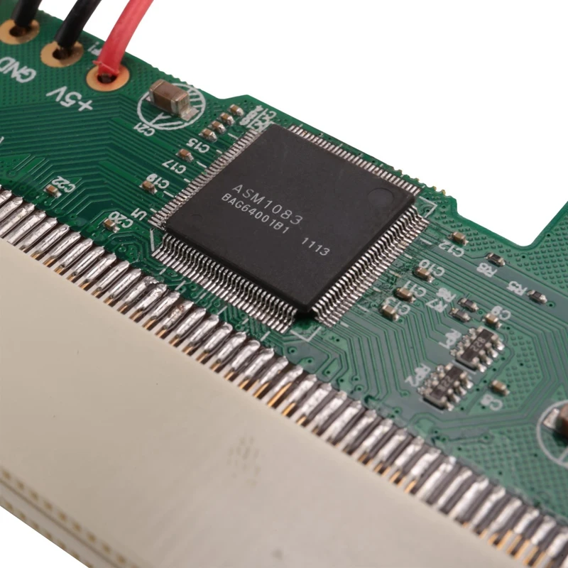 PCIE к PCI адаптеру Express X1 плата расширения ASM1083 чипсет с 4-контактным разъемом