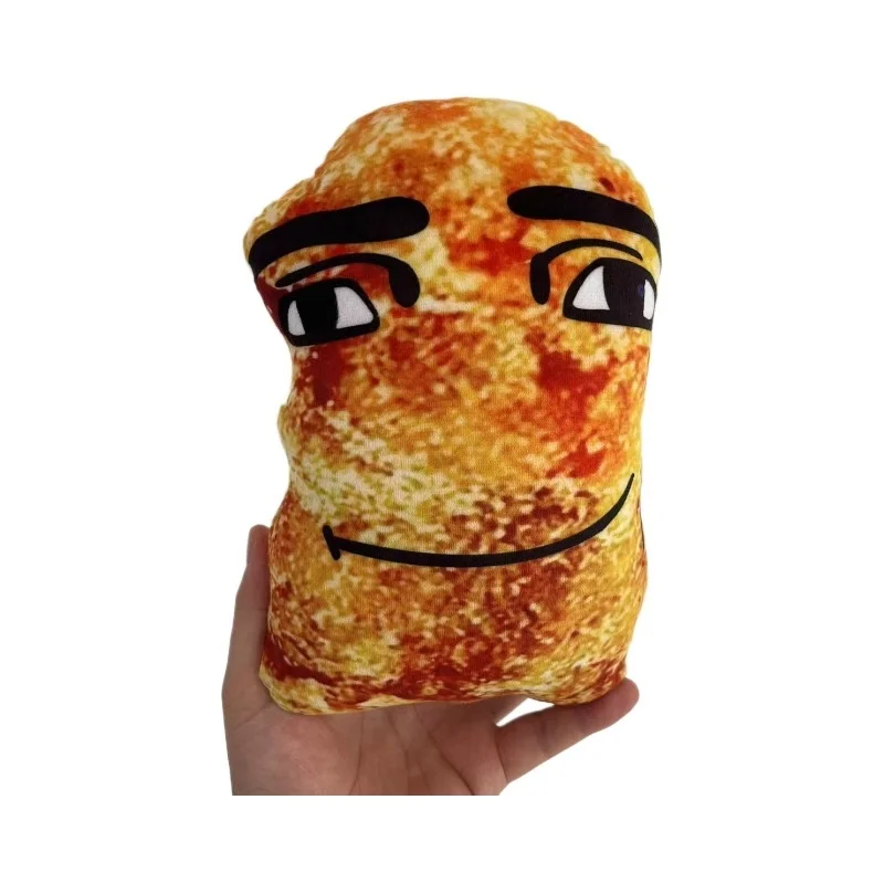 Забавный плюшевый брелок с куриным самородком милый смайлик мягкая игрушка