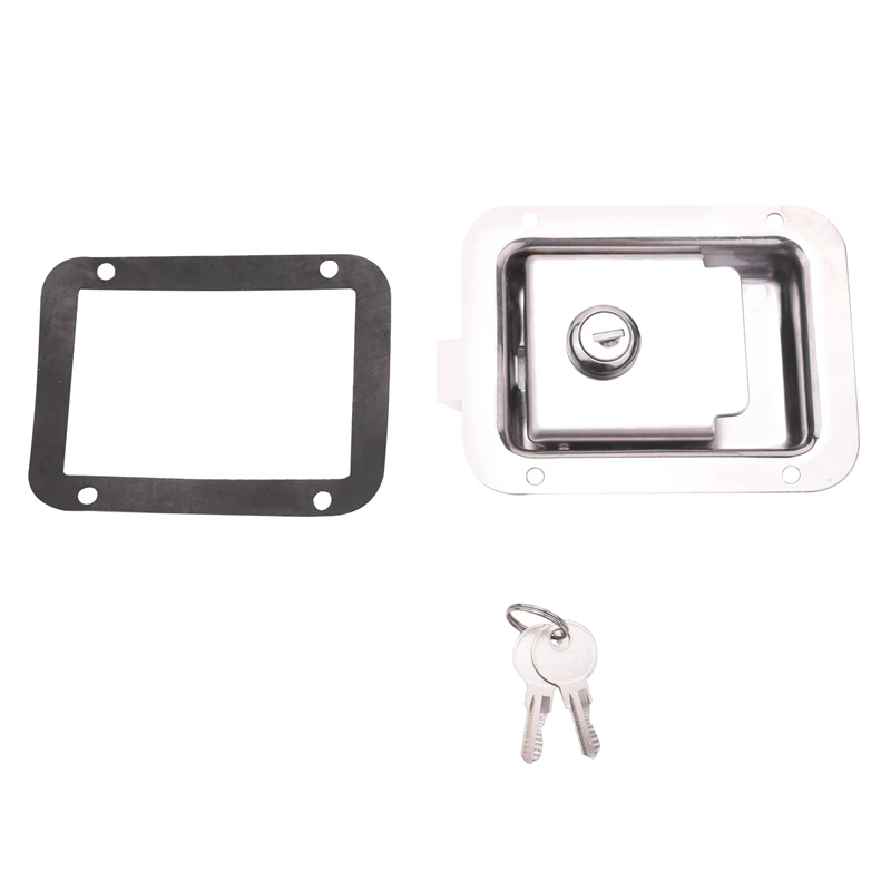 2X лопастная защелка с замком и ключом дорожный замок для прицепа дверная из