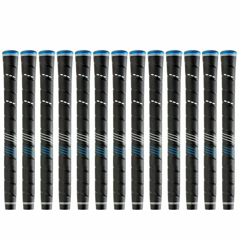 

13Pcs Golf Grips Anti Slip Wear All Weather Grips Midsize Golf Clubs Grips Golf Accessories,Blue