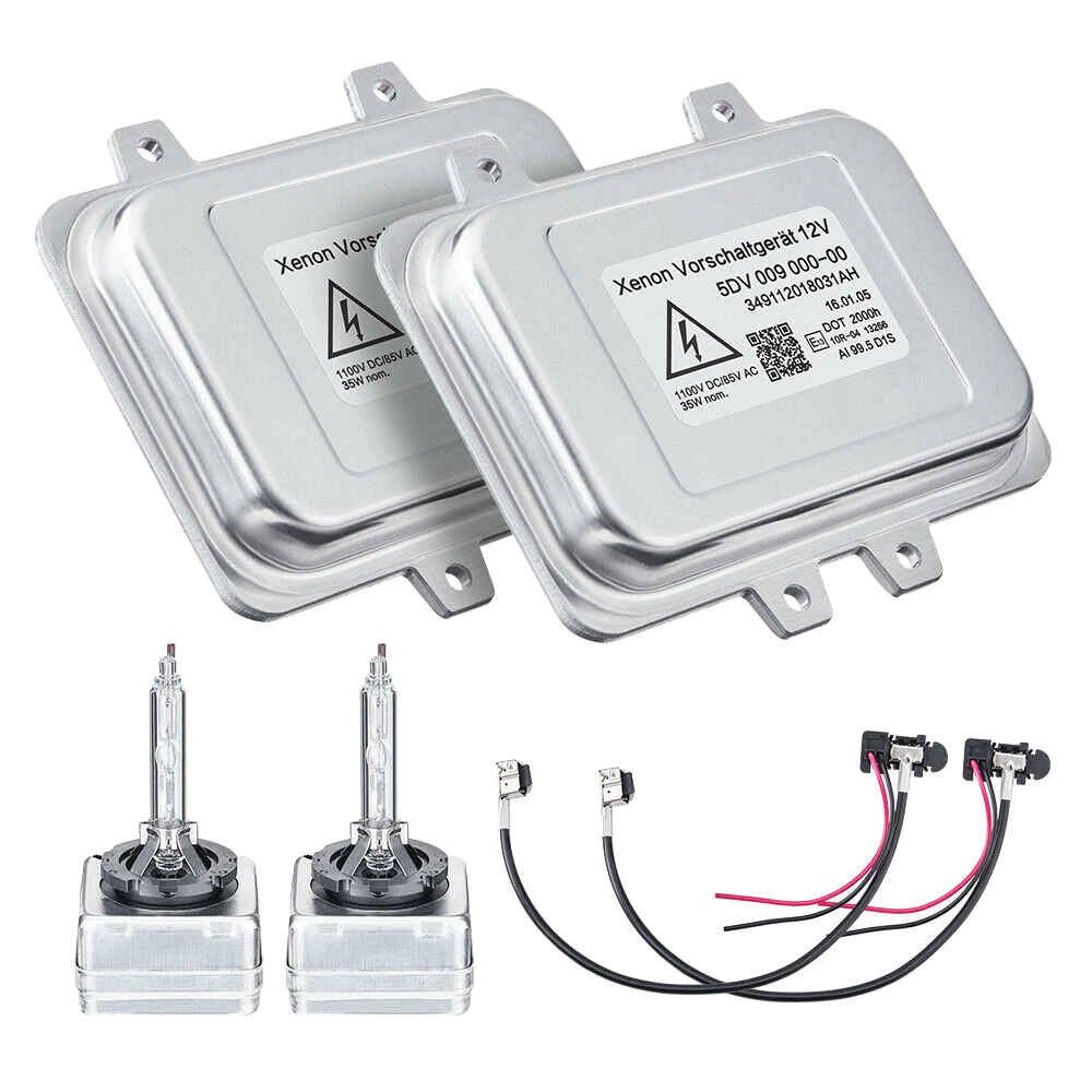 2 комплекта 5ДВ 00900000 12767670 Ксеноновый балласт фары воспламенитель и лампа D1S для