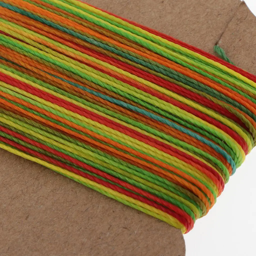 

Шнур с вощеной нитью 20 м для браслетов, ювелирных изделий, льняной катушки, шитья кожей