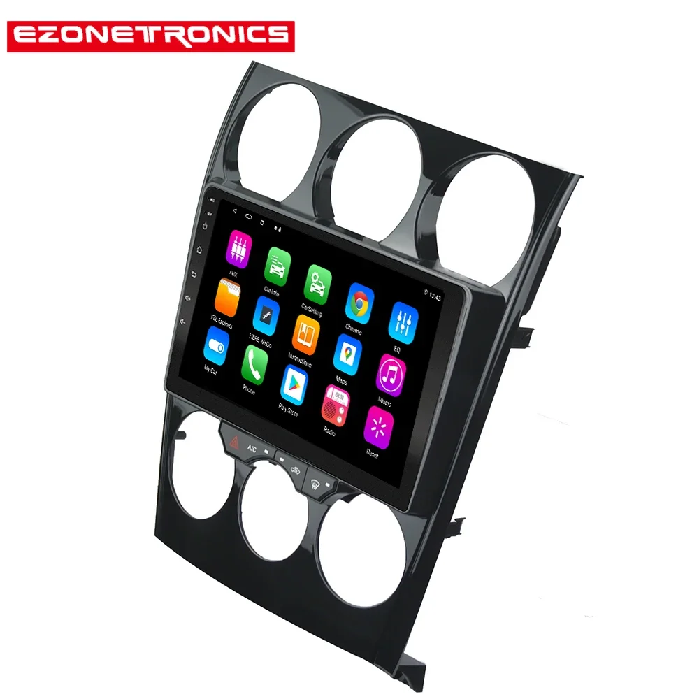 Автомобильный радиоприемник 9 дюймов на Android 11 для MAZDA 6 Atenza 2004 - 2014 емкостный