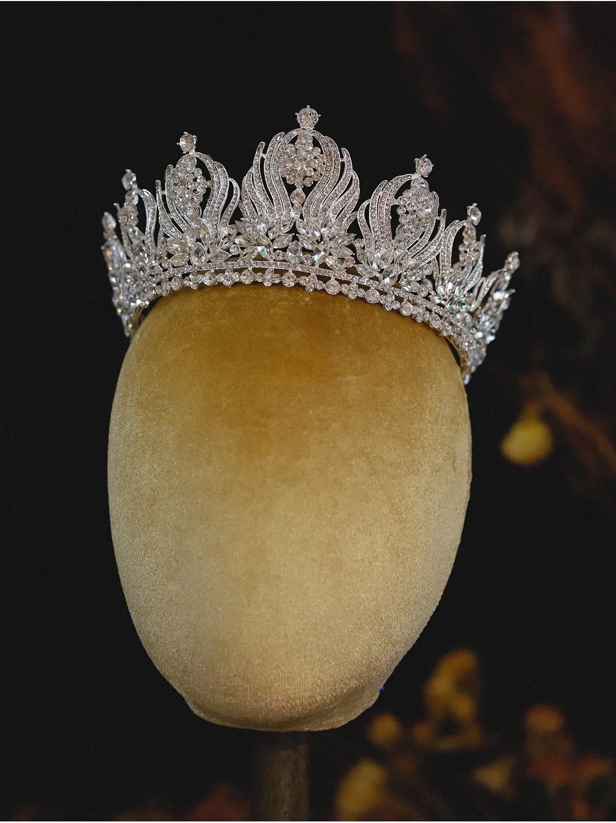 Блестящие короны CC Женские аксессуары свадебный головной убор обручальные