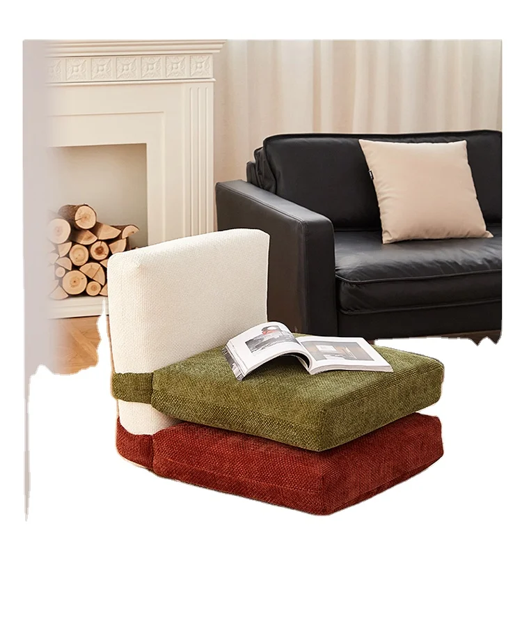 

Nordic fabric sofa module single household small apartment living room block Japanese tatami sofa