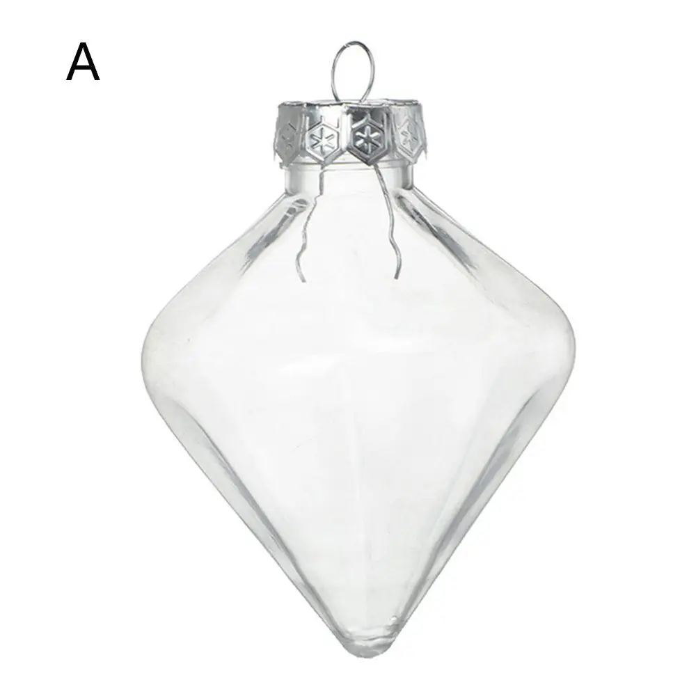 

Прозрачные пластиковые шары для украшения елки