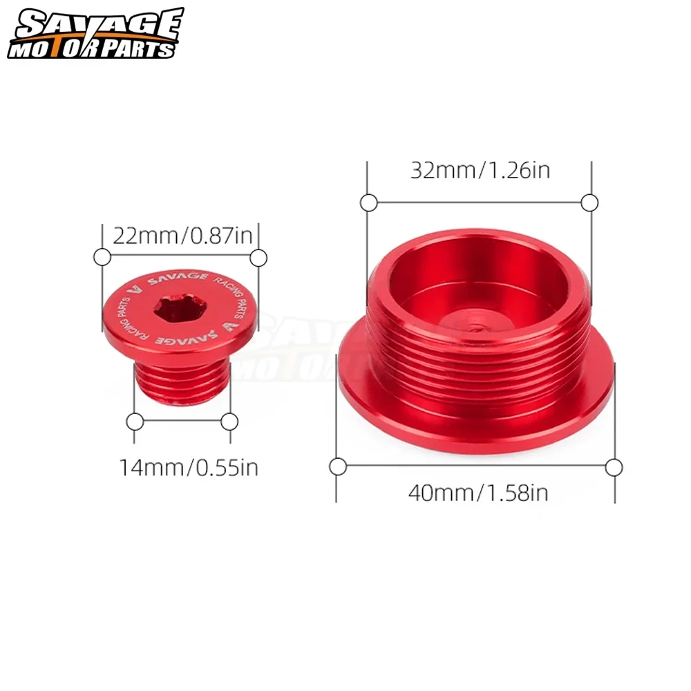 Фото 2024 болты с крышкой двигателя для Honda XR 125L 150L 190L CRF 125F 150F 250F 2012+ мотоцикла, левая крышка картера, прямой винт №3