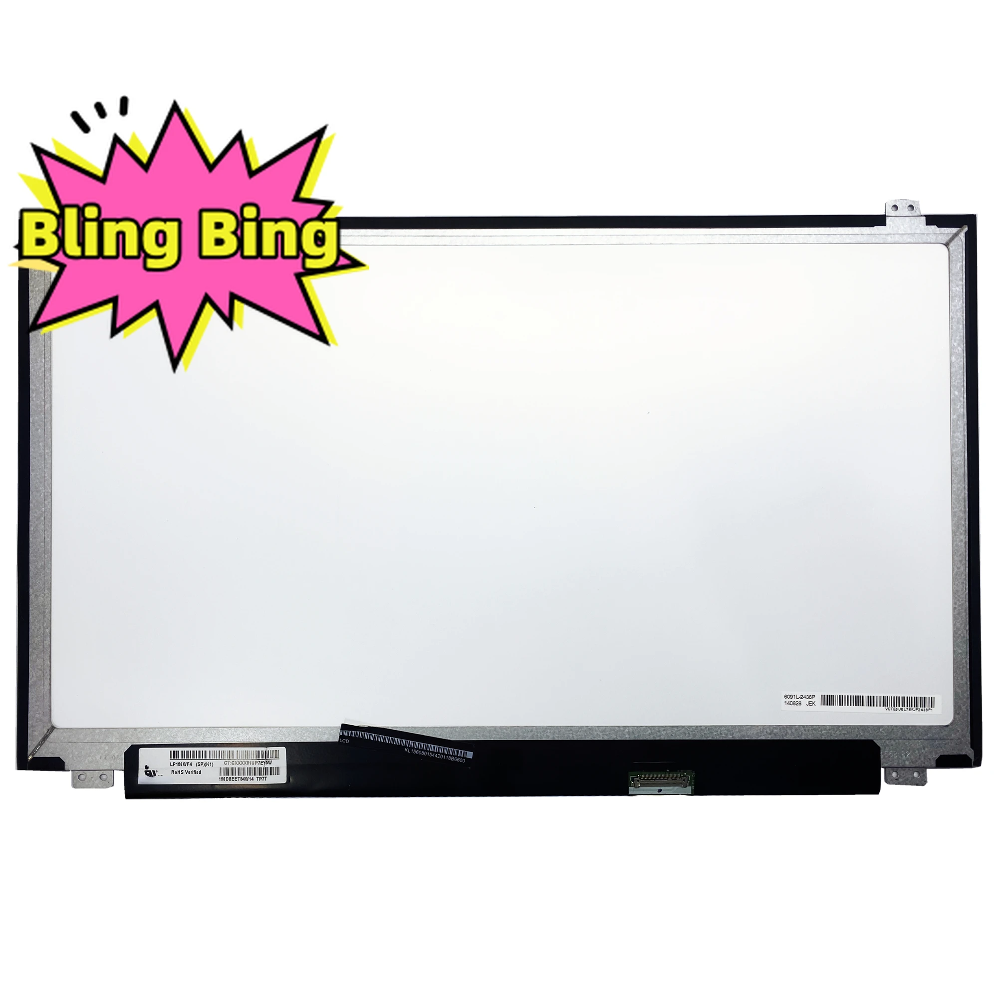 Матричный дисплей LP156WF4 SPK1 LP156WF4 SPL2 15,6 дюйма 30 контактов 1920 × 1080, Замена ЖК-экрана ноутбука