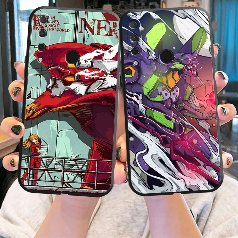 

EVANGELION Anime Phone Case For HUAWEI Honor 8X 9X 9 Lite 10 10X Lite 10i 9A TPU Original Luxury Ultra Silicone Cover Soft