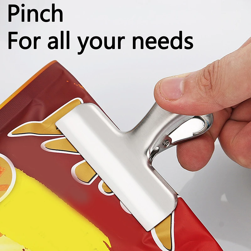 Зажимы для сумок из нержавеющей стали пищевых продуктов сверхмощные