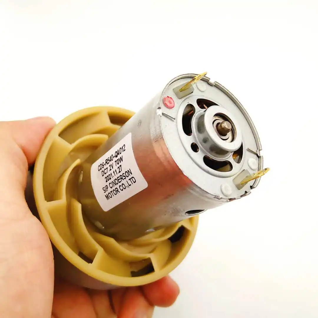 Высокоскоростной двигатель для пылесоса ручного 65 мм 7 4 В постоянного тока 70 Вт