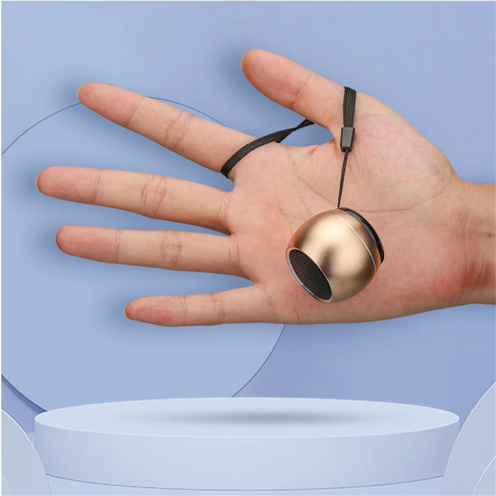 

Mini Bluetooth Portable Audio Wireless Stereo Speaker Bluetooth Small Steel Gun Metal Heavy Subwoofer Outdoor Loudspeaker