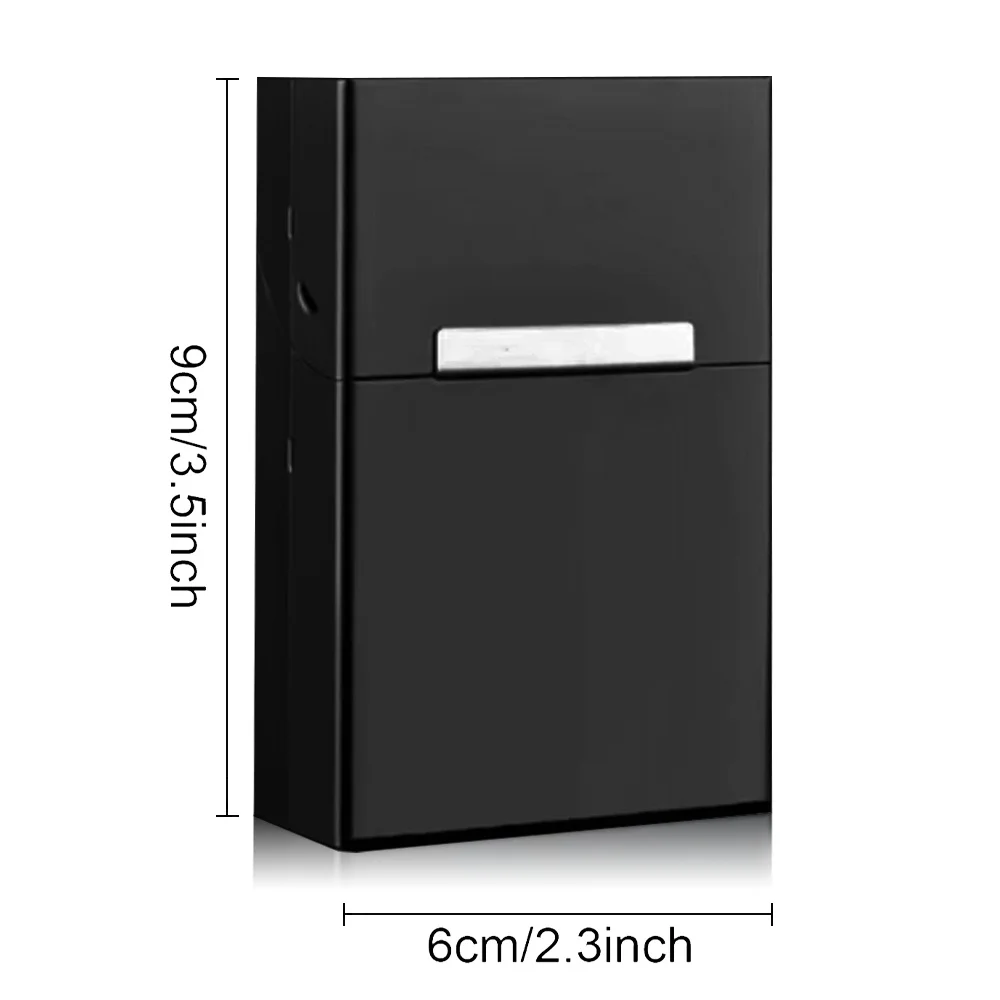 Портативный металлический чехол для сигарет задняя крышка сигар