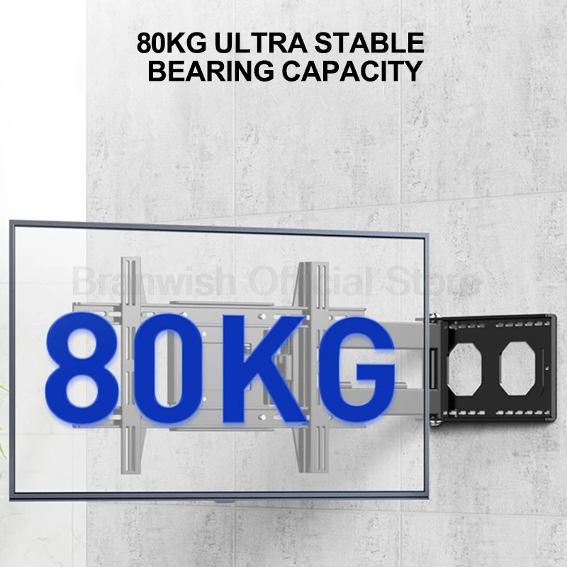 32-75-дюймовый кронштейн для подставки ТВ-монитора Max VESA 700x400 мм настенное крепление