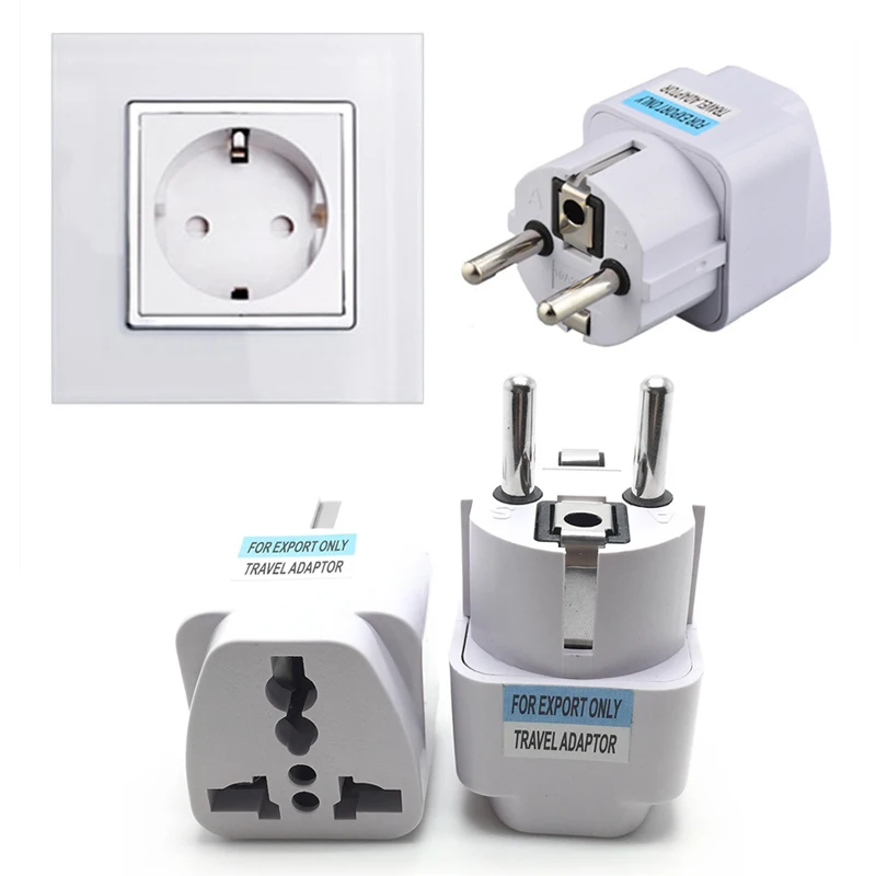 

EU German Conversion Plug Adapter Universal European Germany Australia Chinese Power Socket Conversion Travel EU Wall Outlet