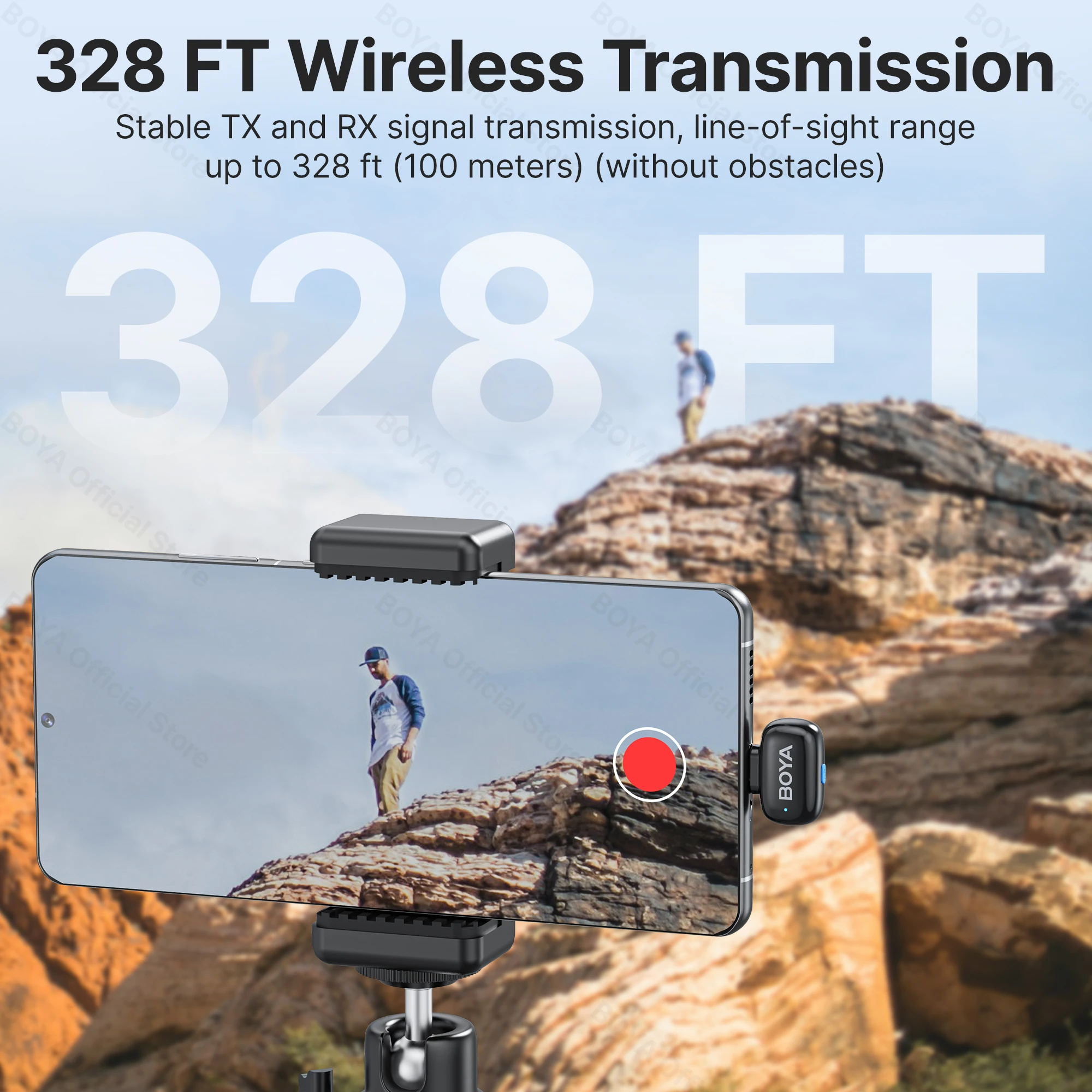 Беспроводной петличный микрофон BOYA