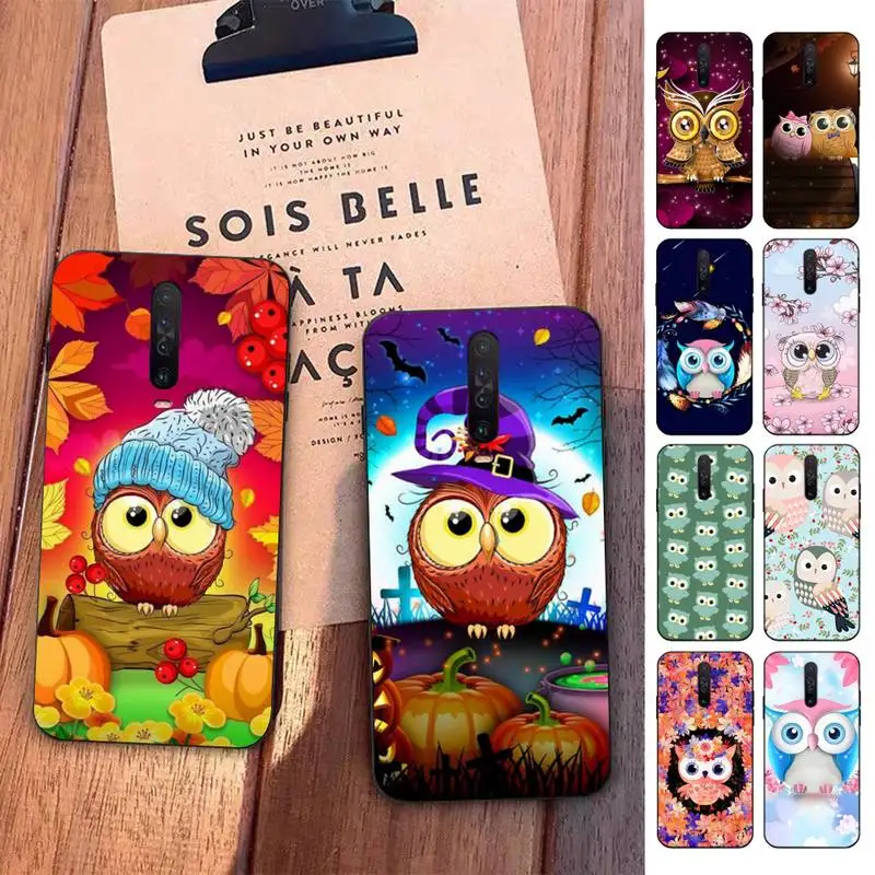 

Cartoon Owl Phone Case for Redmi 5 6 7 8 9 A 5plus K20 4X S2 GO 6 K30 pro