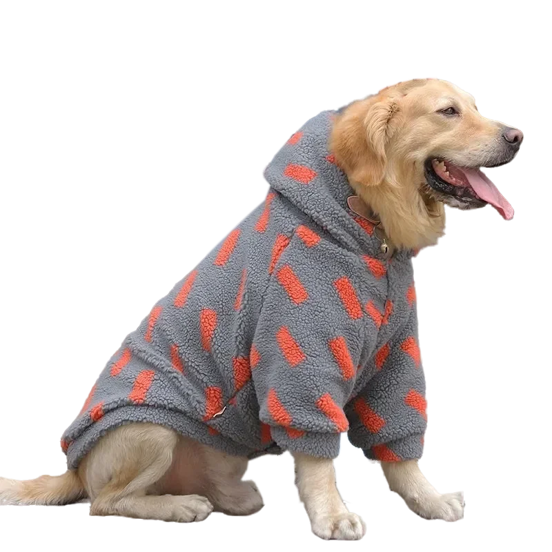 

Pet Apparel Golden Retriever Labrador Large Dog Autumn Winter Puppy Outfits Coat Large Winter Dog Clothes for Big Dog Hoodie