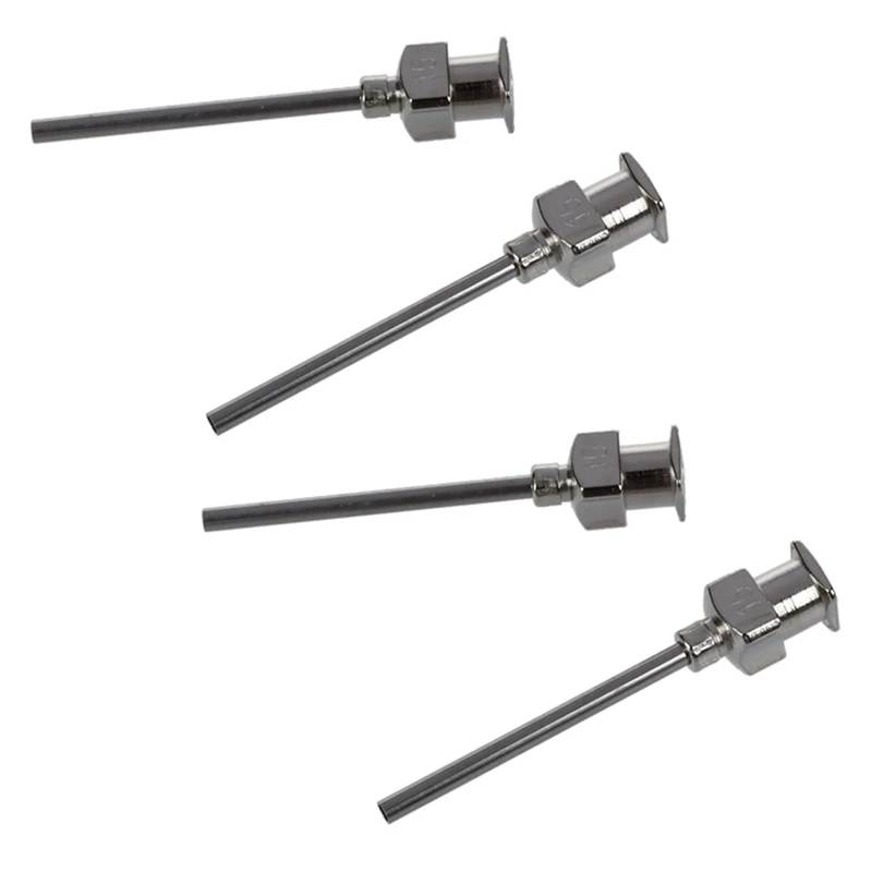

12X Stainless Steel Luer Lock Dispensing Needle Tip, 15 Gauge, 1.02Mm ID X 1.86Mm OD, 1 Inch Length