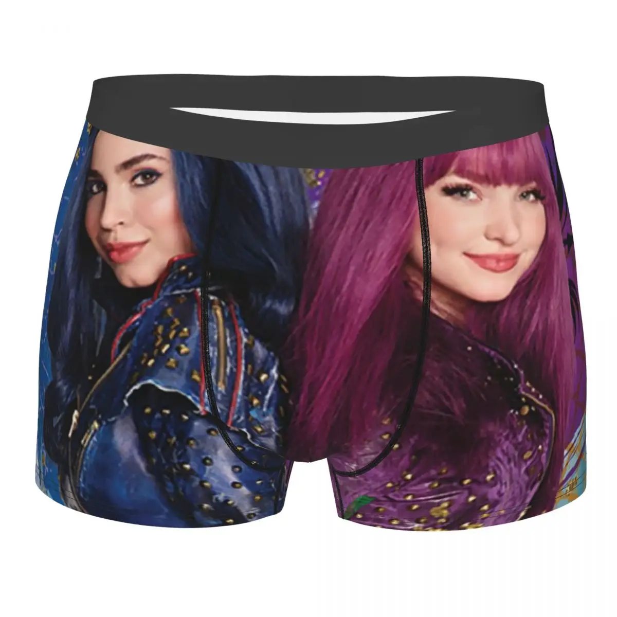 

Descendants Poster Boxer Shorts Men 3D Printed Male Breathbale Mal And Evie Underwear Panties Briefs