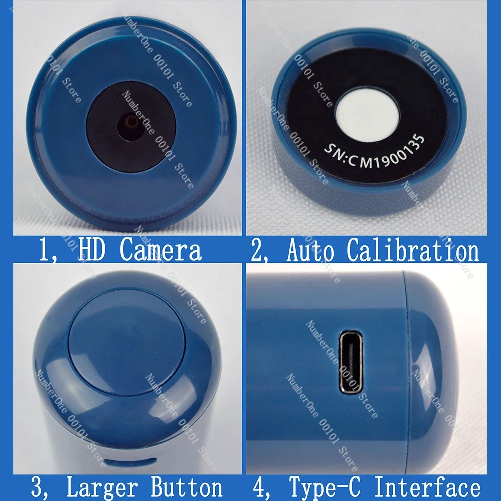 Портативный колориметр 45/0 измерение разницы в цвете краски пластиковой