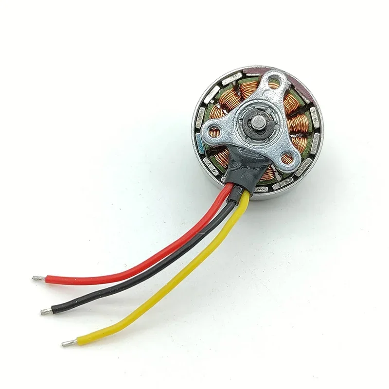 2750KV мини 18 мм 3-фазный бесщеточный двигатель 2S-3S высокоскоростной 2 вал DIY RC Дрон FPV