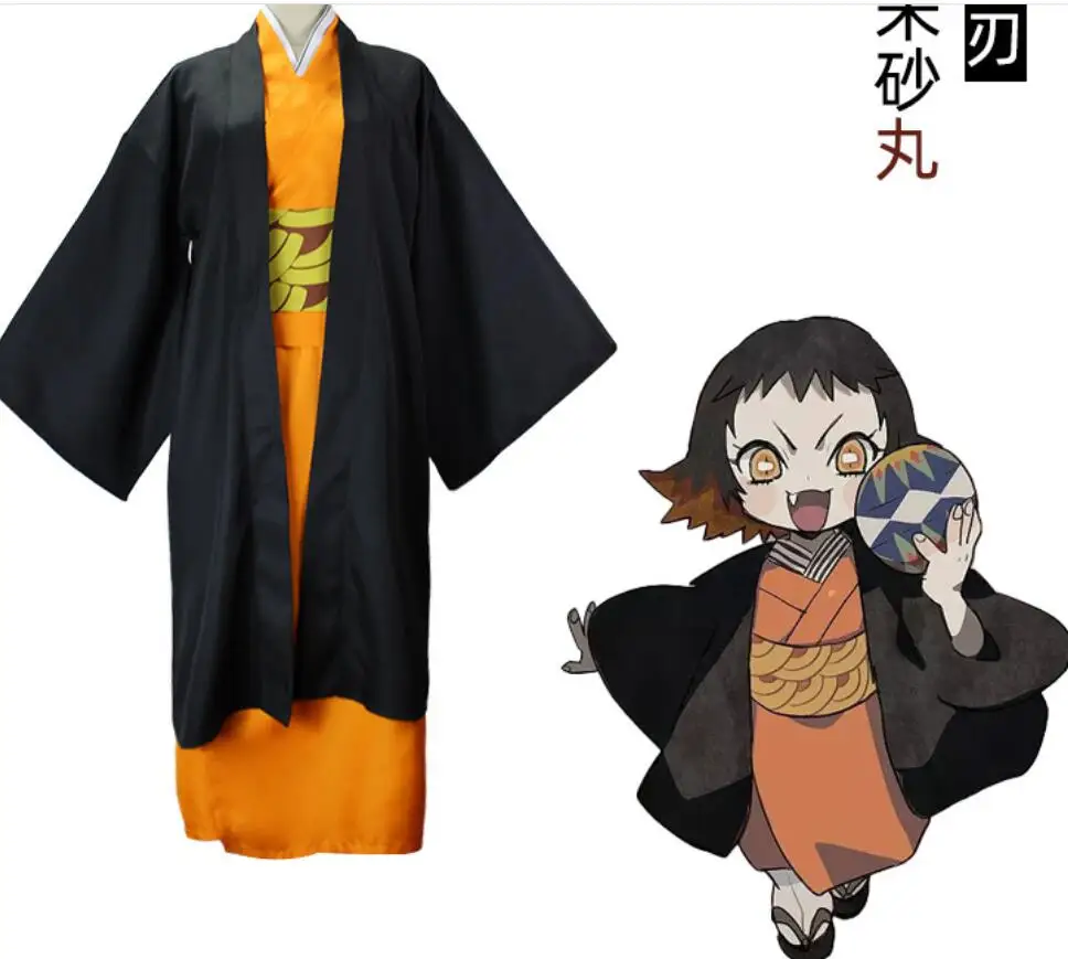 

Anime Demon Slayer Cosplay kimetsu no yaiba Costume Susamaru Japanese Cloak Robe Kimono Bath Costume Halloween Outfit