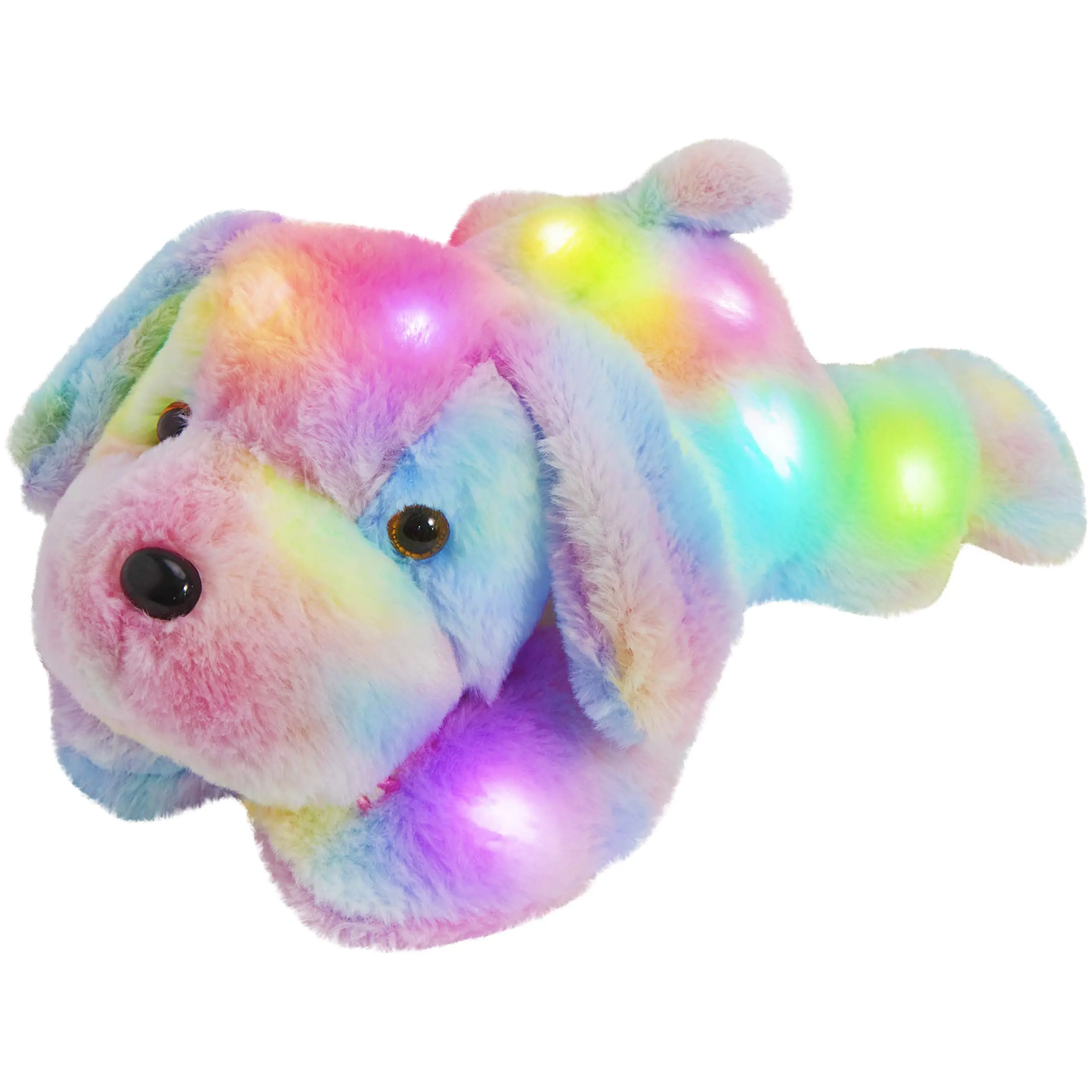 

LED Light Luminous Plush Toys Glowing Dog Doll Throw Pillows Cute Stuffed Animals Toy for Girls Gift Children Kids 20inch