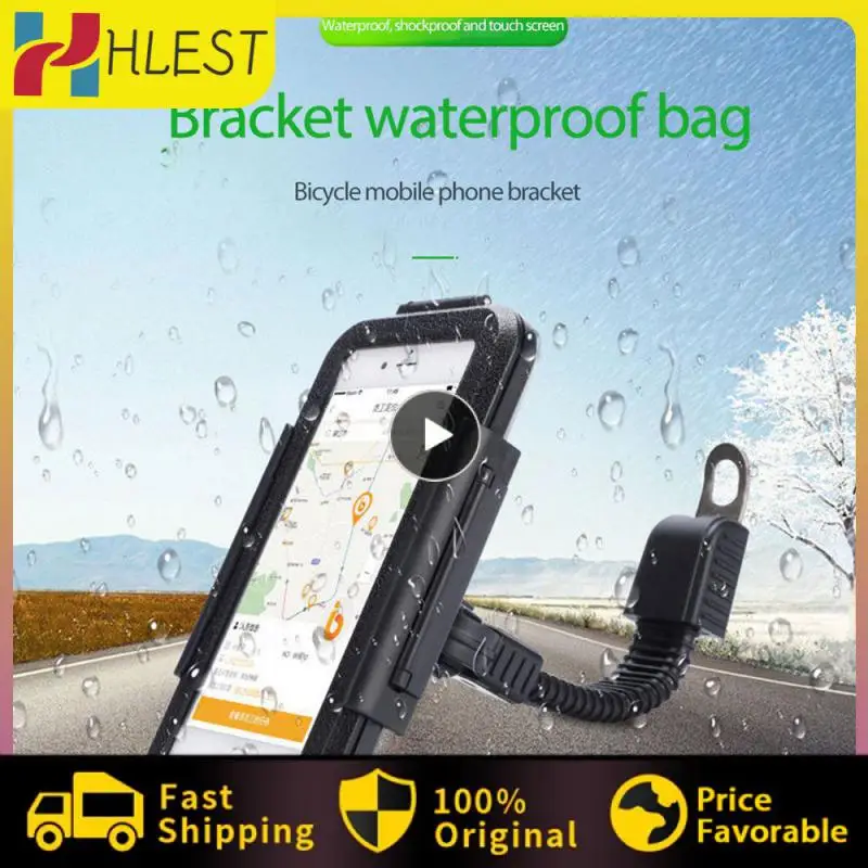 

Держатель для мотоцикла, велосипеда, водонепроницаемая сумка для сенсорного экрана, противоскользящий кронштейн, Противоударная подставка для телефона, аксессуары для мотоциклов