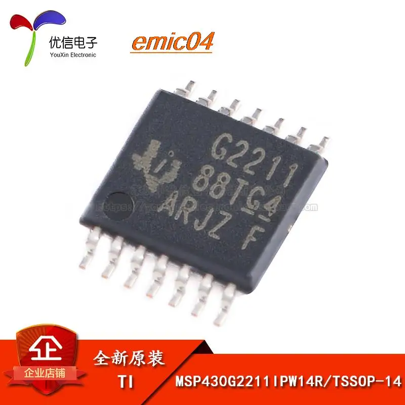 

Оригинальный stock MSP430G2211IPW14R TSSOP-14 16-MCU