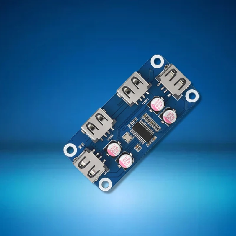 Плата расширения J0PB USB 2 0 HUB совместимая с Raspberry Pi 4 B 3 + 2B Zero W WH портами |