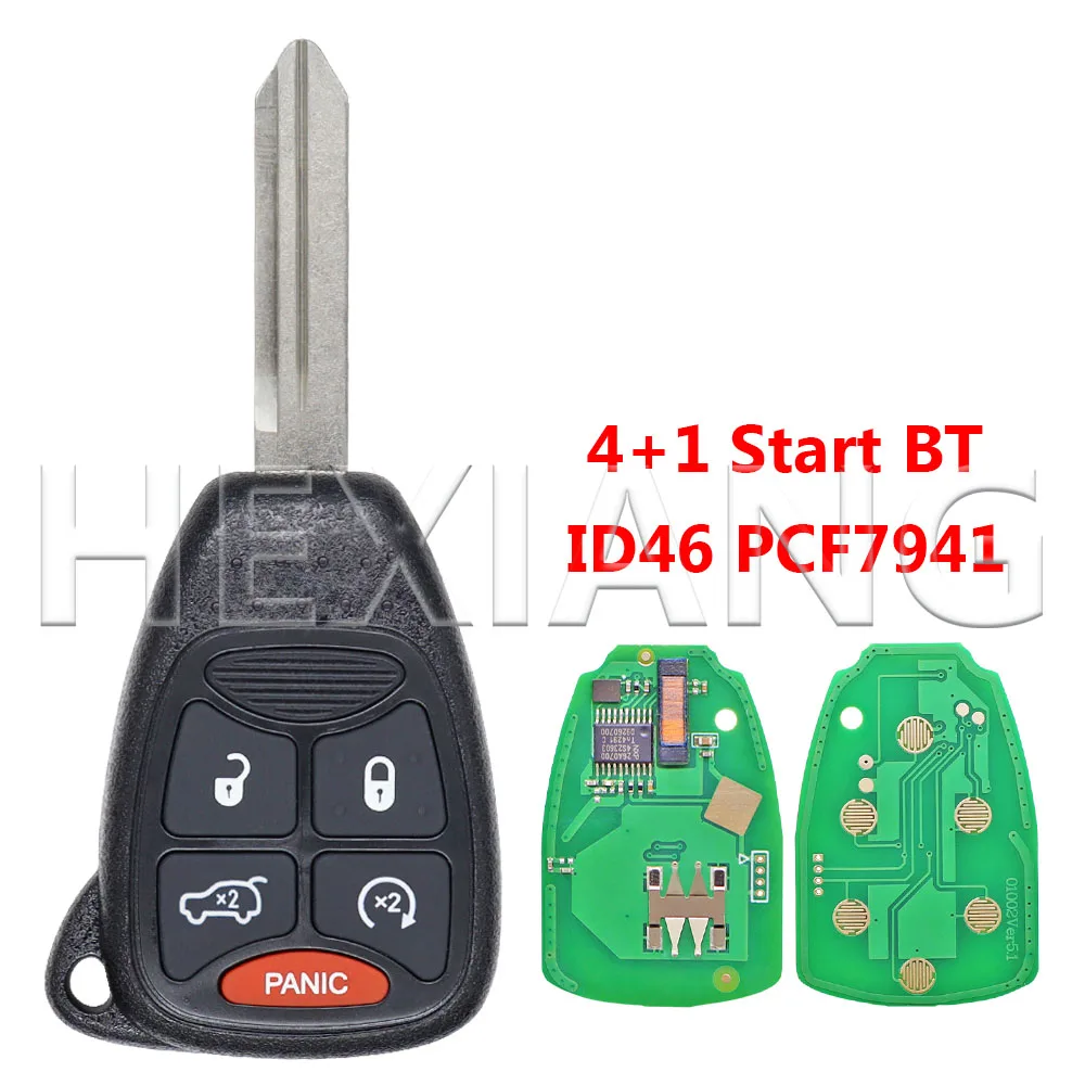 

HE M3N5WY72XX OHT 692713 AA 315/433 МГц ID46 PCF7941 Автомобильный дистанционный ключ для Jeep Wrangler Patriot Dodge 300 Sebring Commander Chrysler