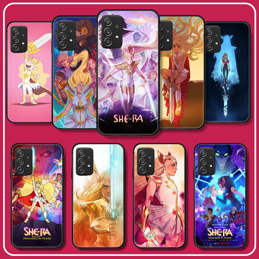 

She Ra Princesses Power Silicone Phone Case For Samsung Galaxy Note A 10 13 32 33 51 52 53 S 10 20 21 22 23 FE Plus Ultra Cover