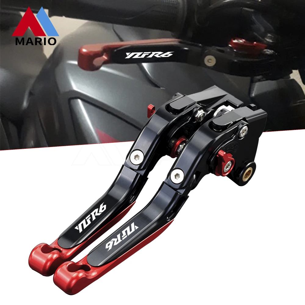 

For YAMAHA YZFR6 YZF-R6 YZF R6 1999 2000 2001 2002 2003 2004 Motorcycle Verstelbare Accessories Brakes Clutch Levers Handle