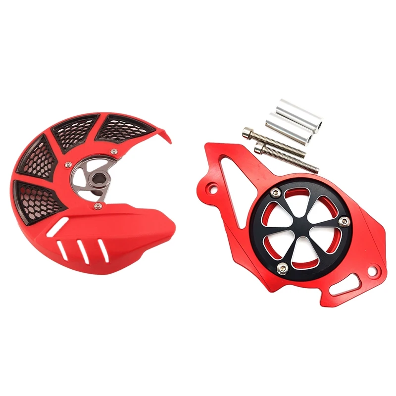 

Sprocket Cover Engine Sprocket Chain Guard For Honda CRF250L /M CRF250L Rally 2012-2020 & Brake Disc Rotor Guard Cover