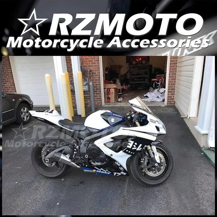 

Новинка, Обтекатели для мотоциклов, подходит для Suzuki послепродажный АБС 600 750 k6 k7 2006 06 07, черный и белый цвет