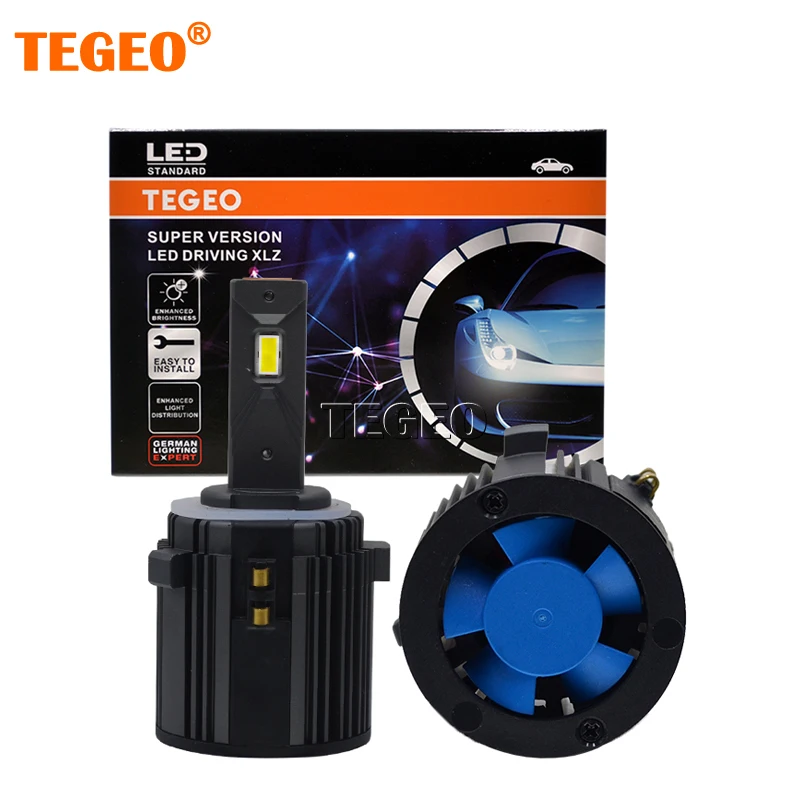 

2PCS TEGEO GERMAN LIGHT EXPERT Canbus NO Error H7 Led Headlights for VW Golf 6 Golf 7 Passat Tiguan Touran Low Beam 120W 30000LM