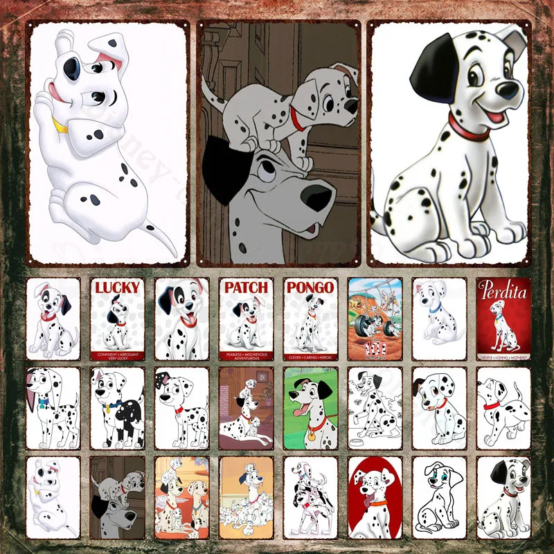 Металлические знаки из м/ф далматинцы |