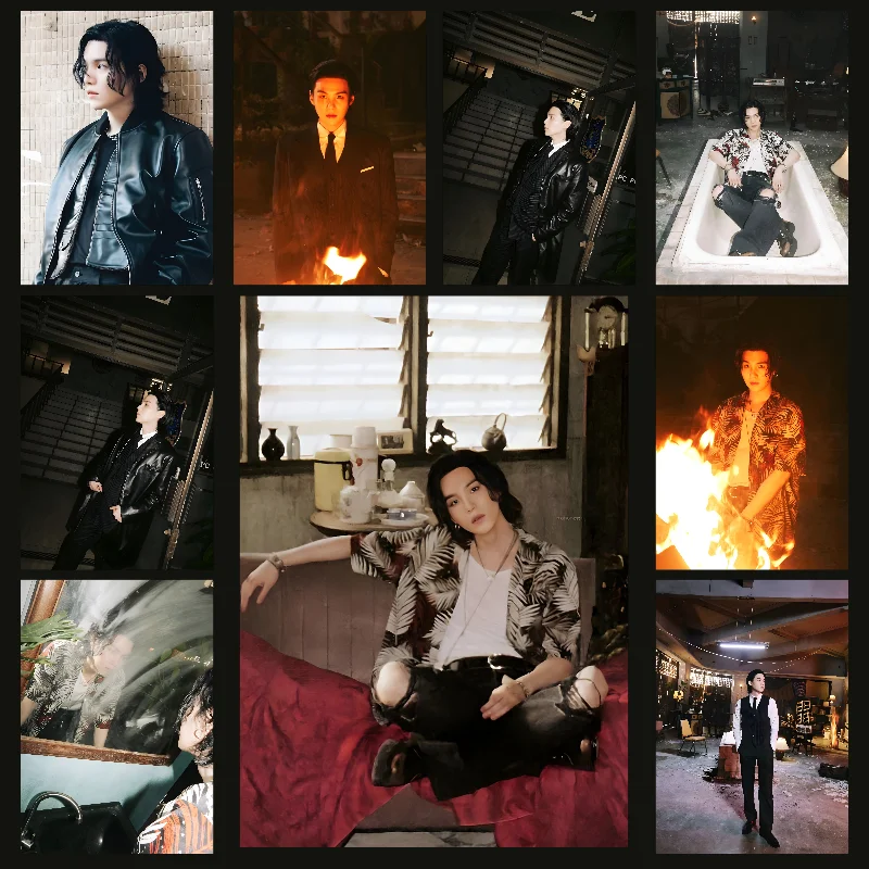 S-Suga Kpop A-Agust D постер самоклеящаяся художественная водостойкая бумажная наклейка